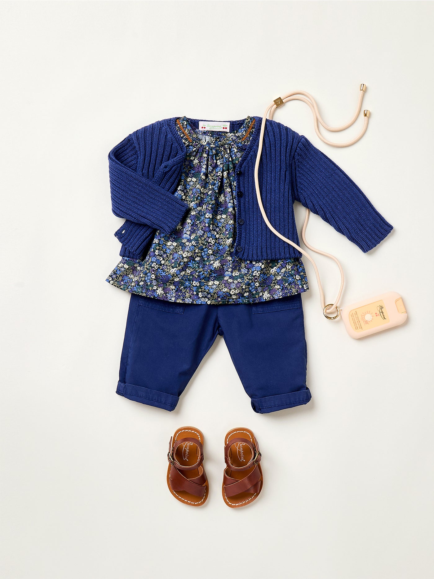 Cardigan Amana à côtes en laine