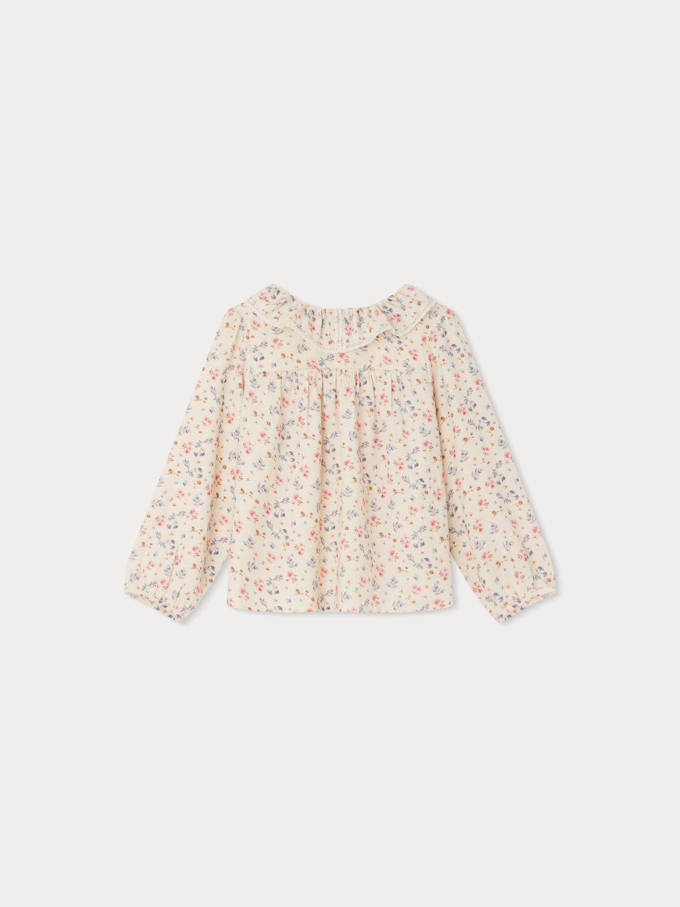 Blouse Dixie fleur rose camélia