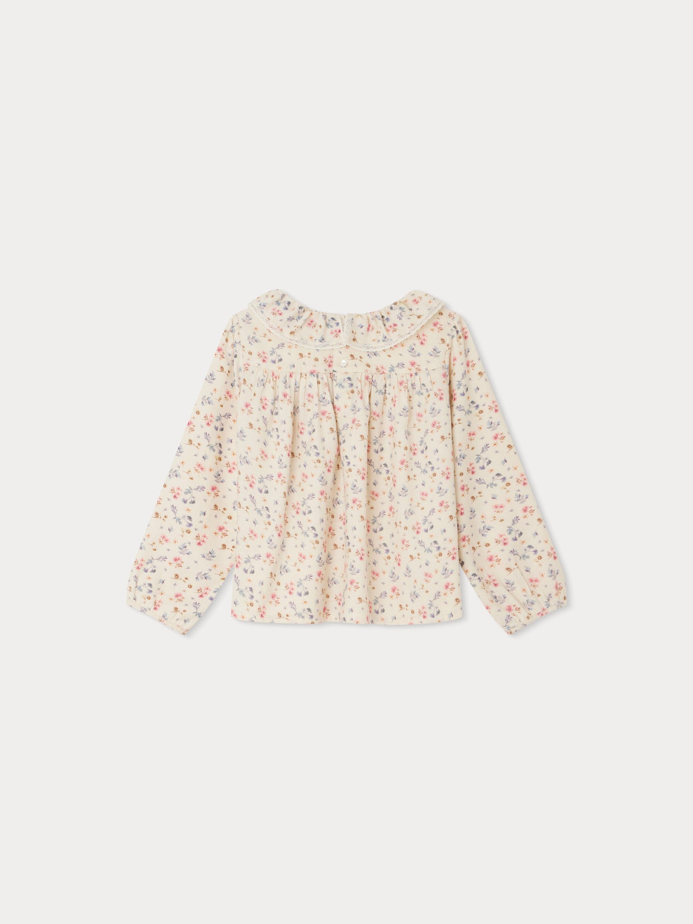 Blouse Dixie fleur rose camélia