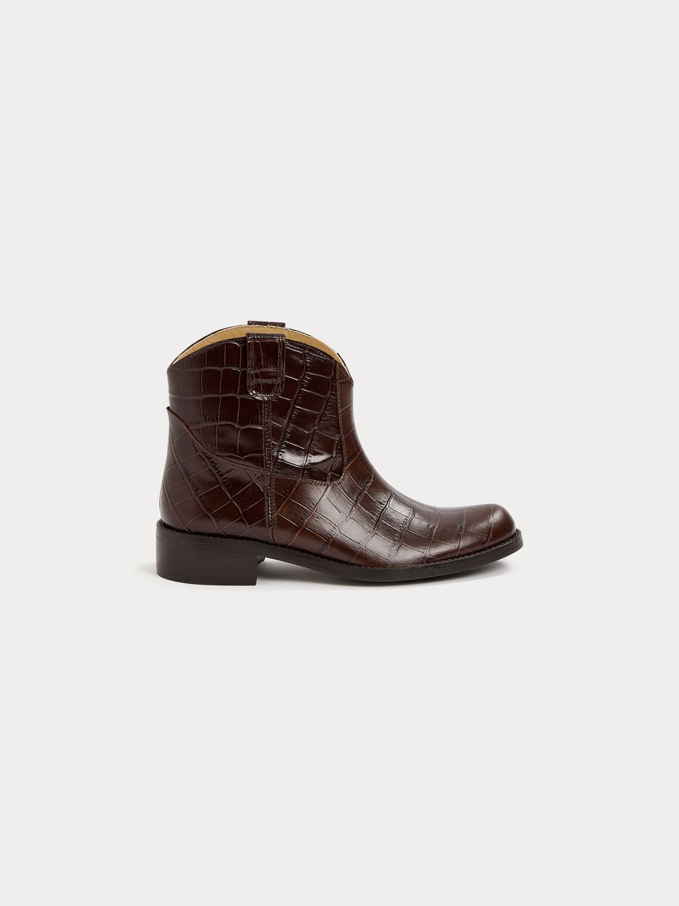 Boots Santiag chocolat