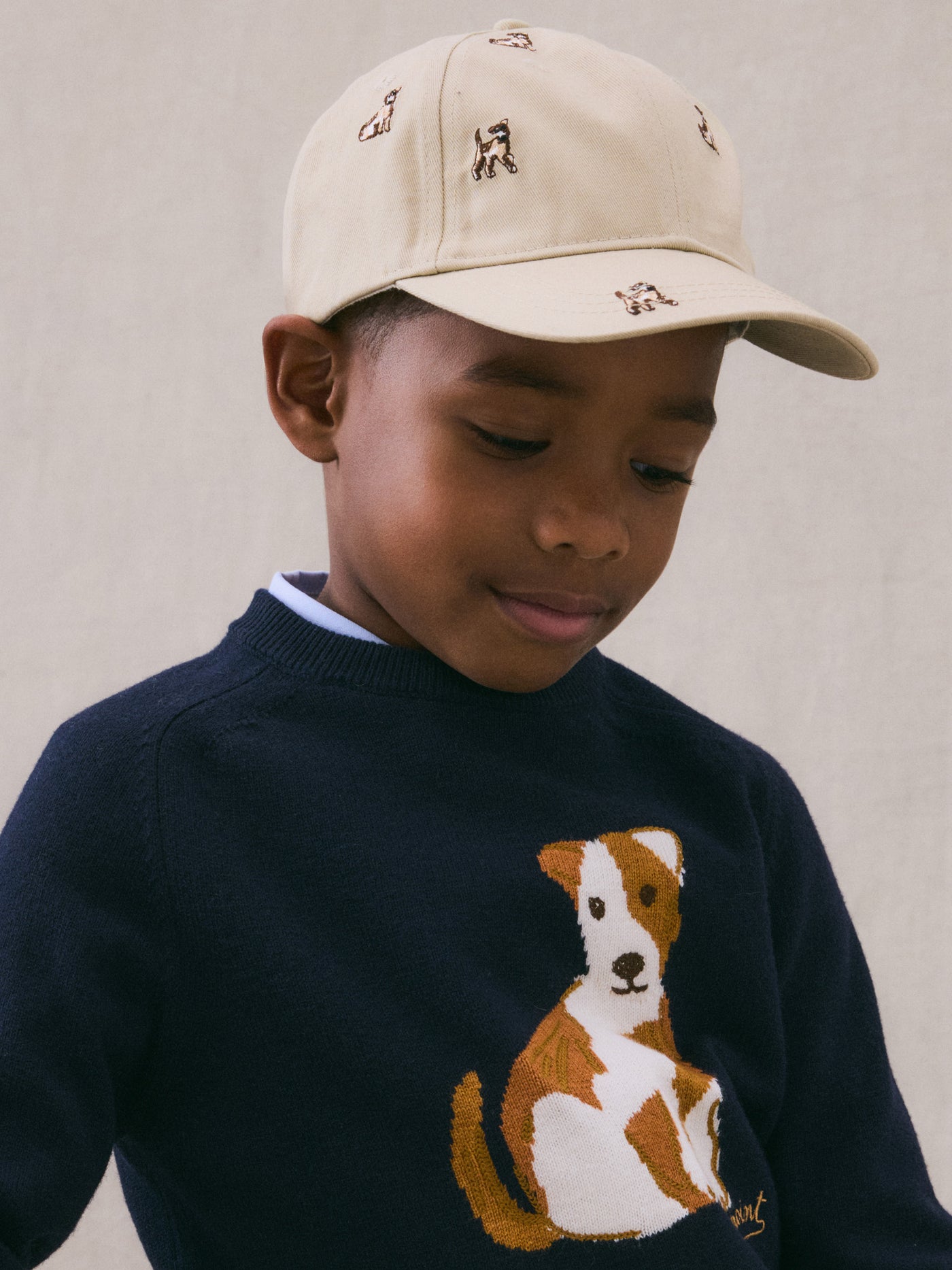 Casquette Arnold à motifs de chiens