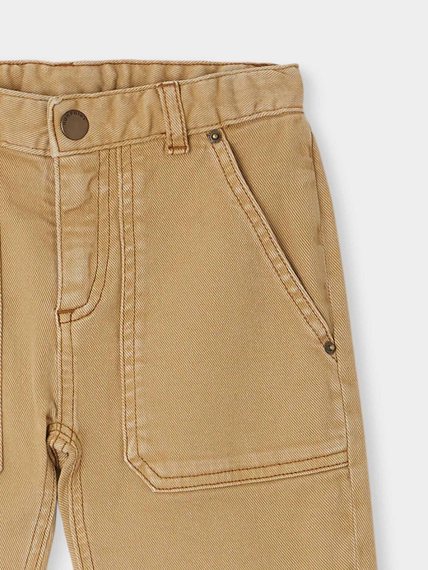 Pantalon Gaël en denim beige