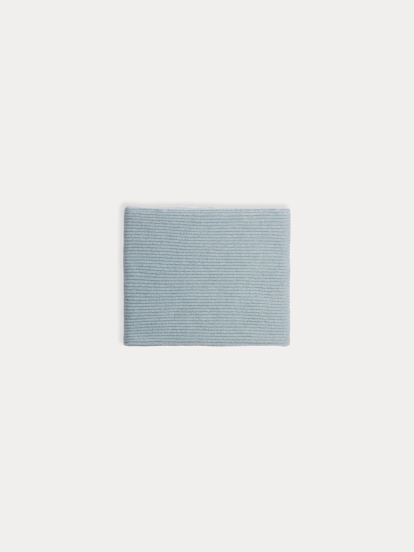 Snood Tatodine en cachemire bleu