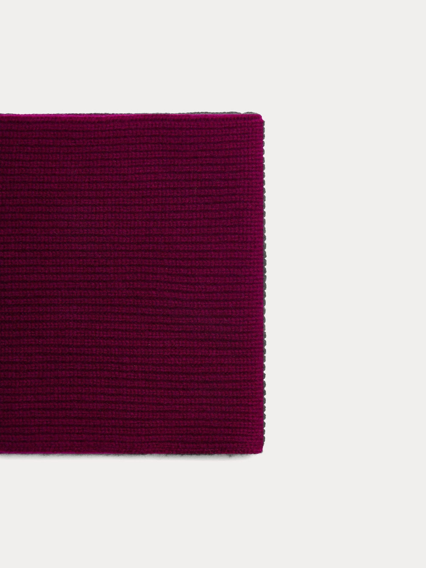 Snood Tatodine en cachemire bordeaux