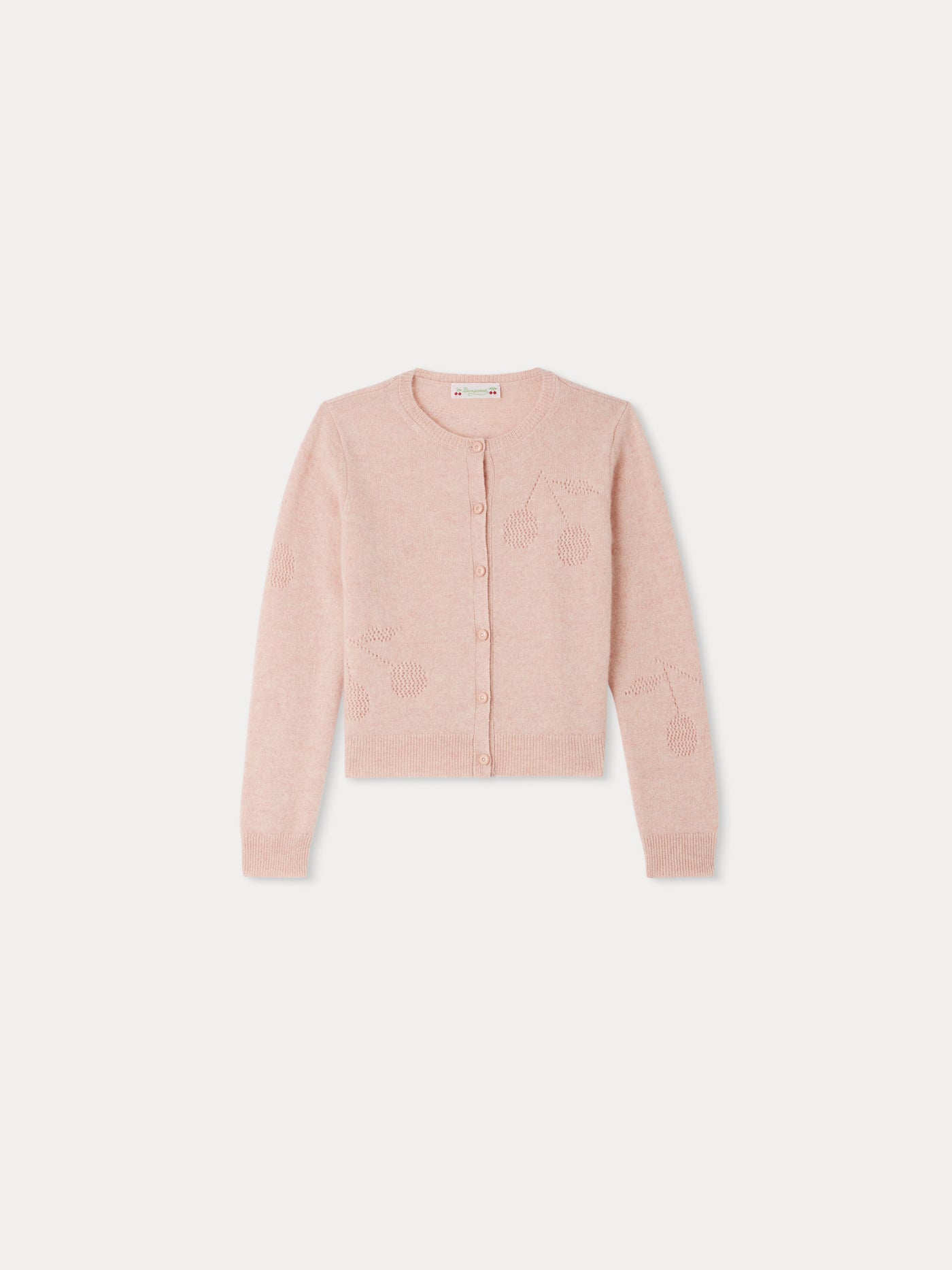 Cardigan Ginger en cachemire rose