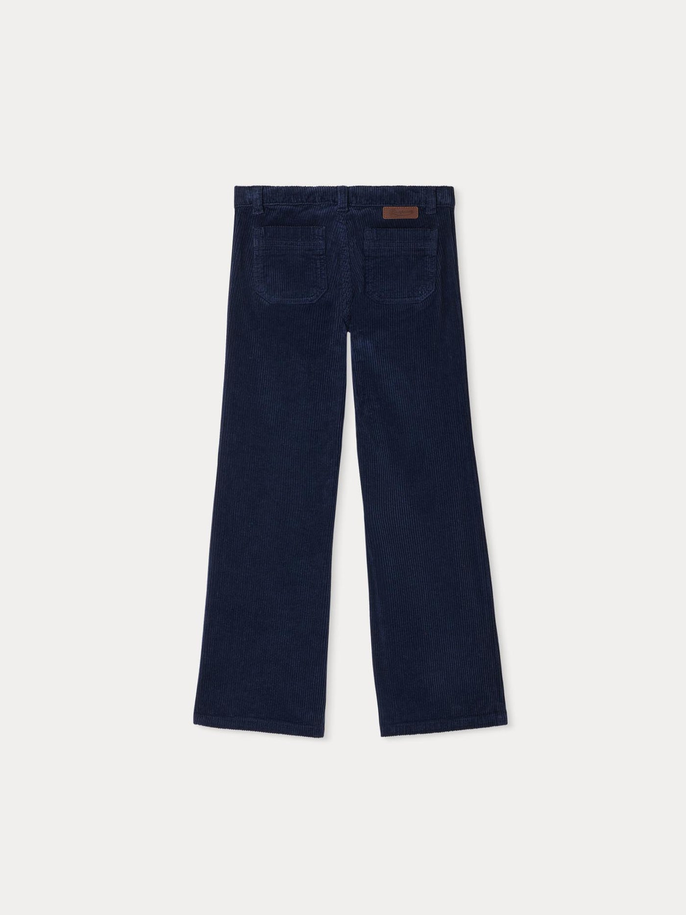 Pantalon Junon en velours cotelé bleu foncé