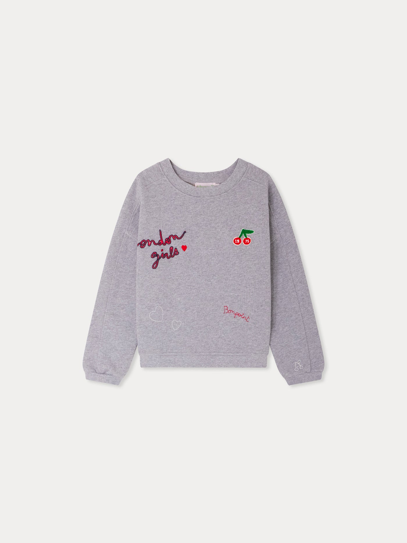 Sweatshirt Gena gris clair