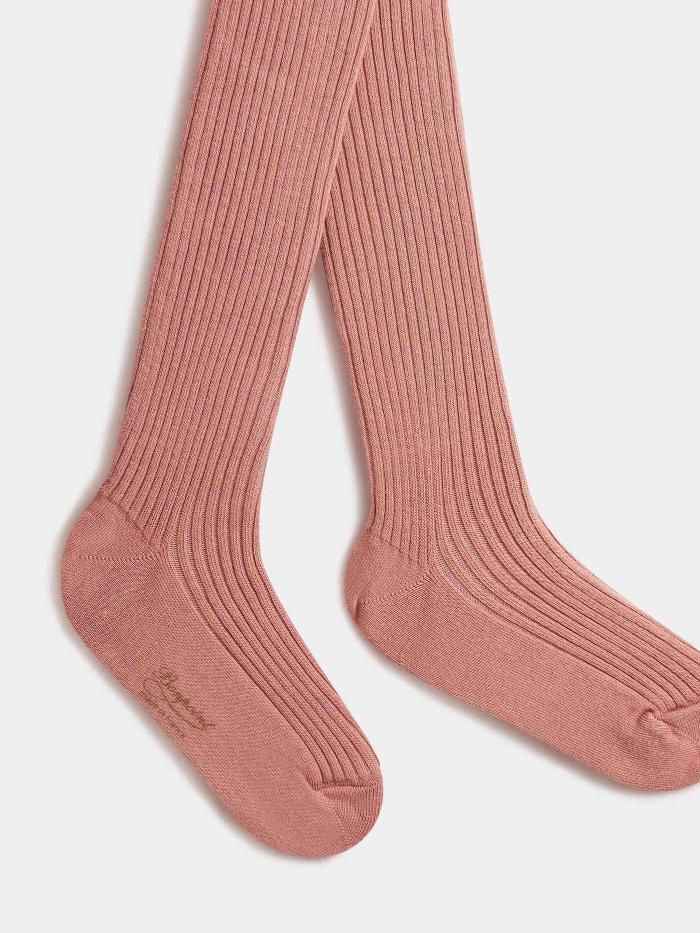 Collant Thomina en coton rose