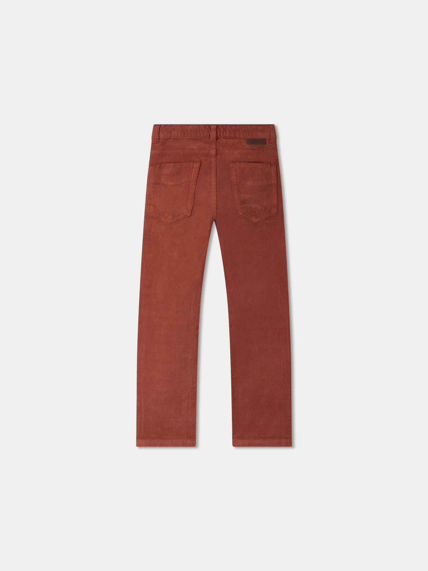 Pantalon Dewey en velours côtelé marron foncé