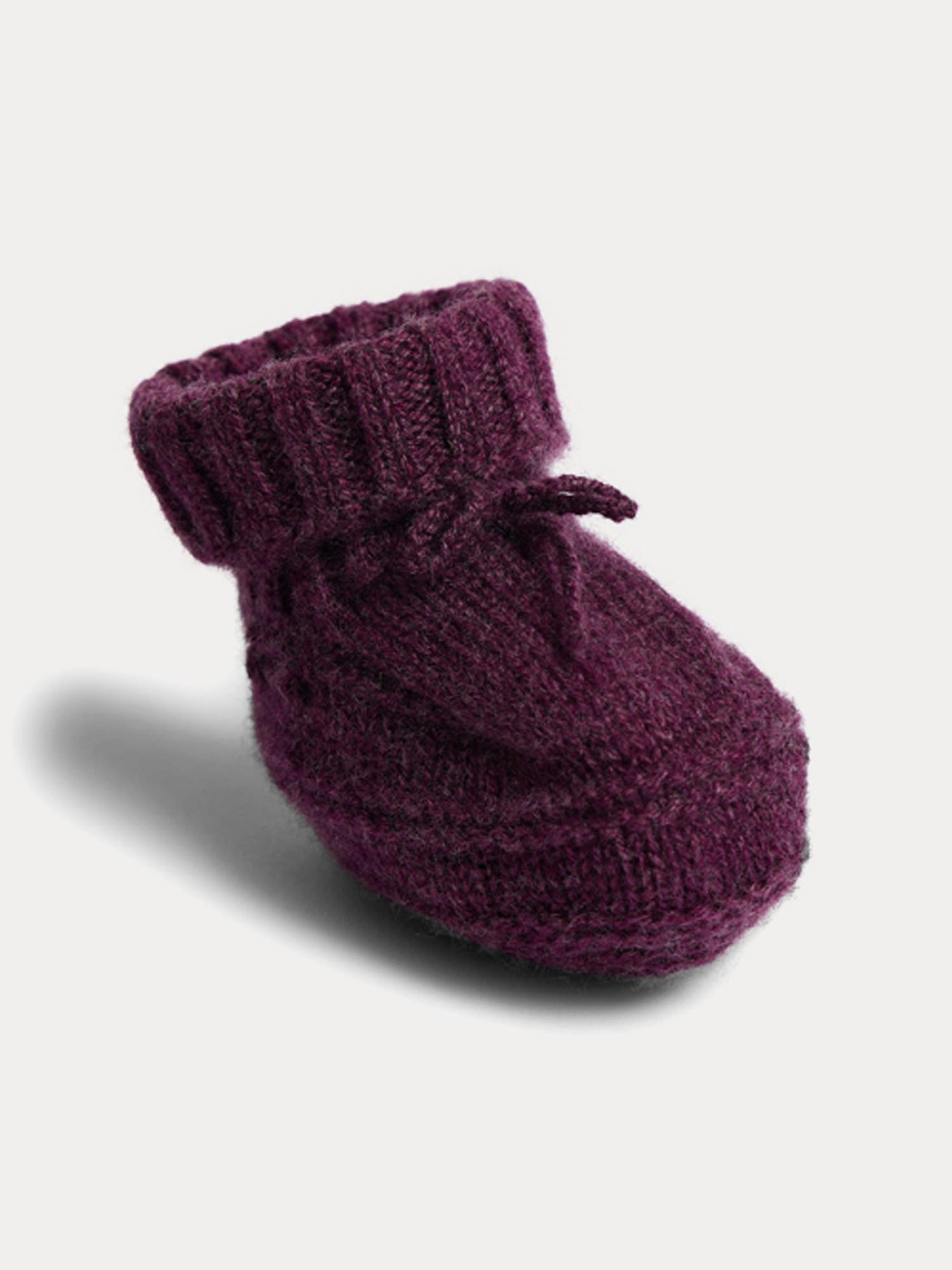 Chaussons Telse en cachemire violet