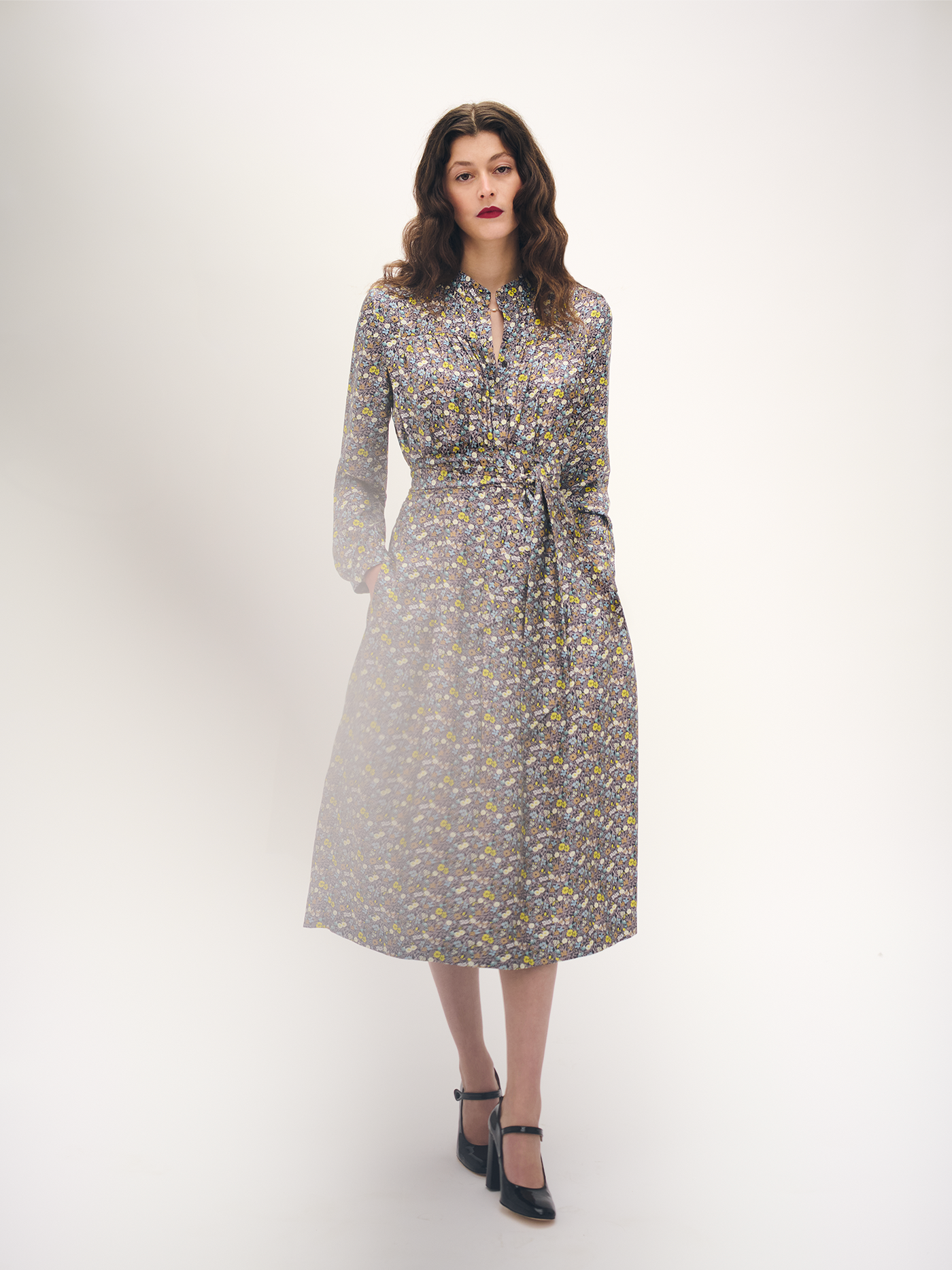 Bonpoint x Vanessa Seward Robe Gentlewoman en tissu Liberty soie