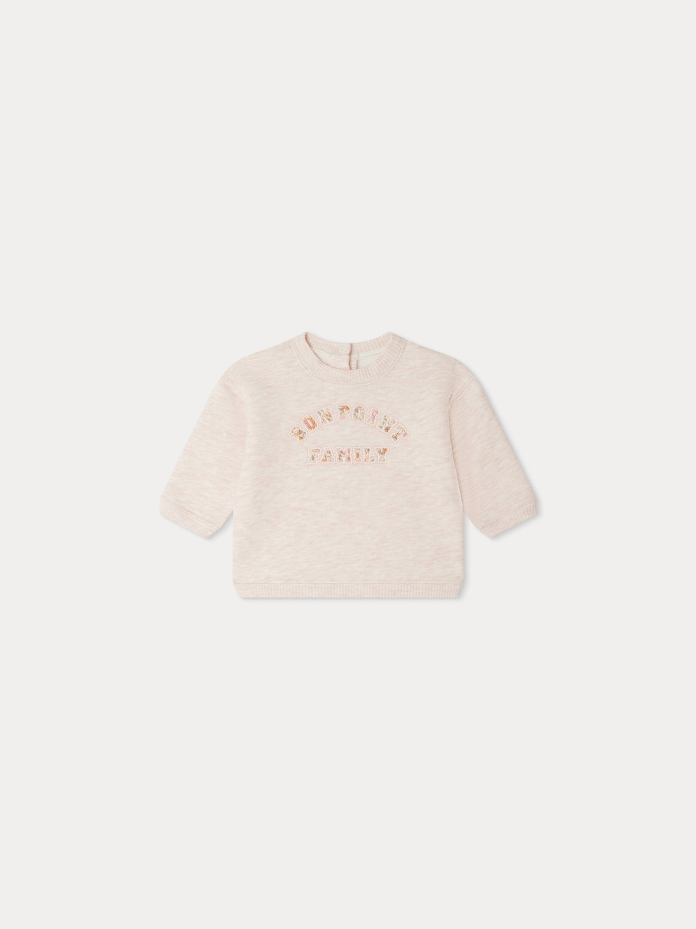 Sweatshirt Dahlia avec message brodé