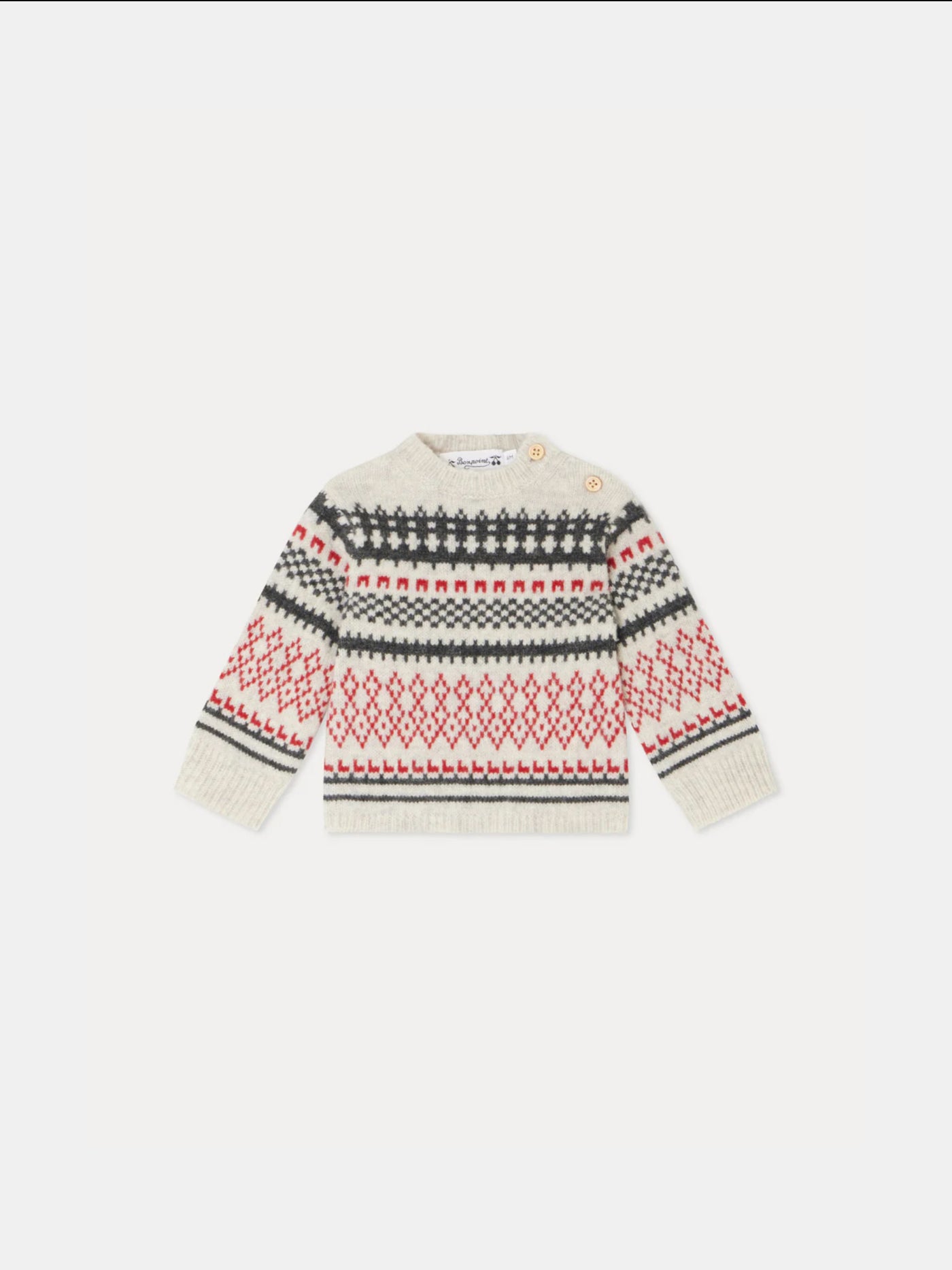 Pull Berthilie gris chine clair