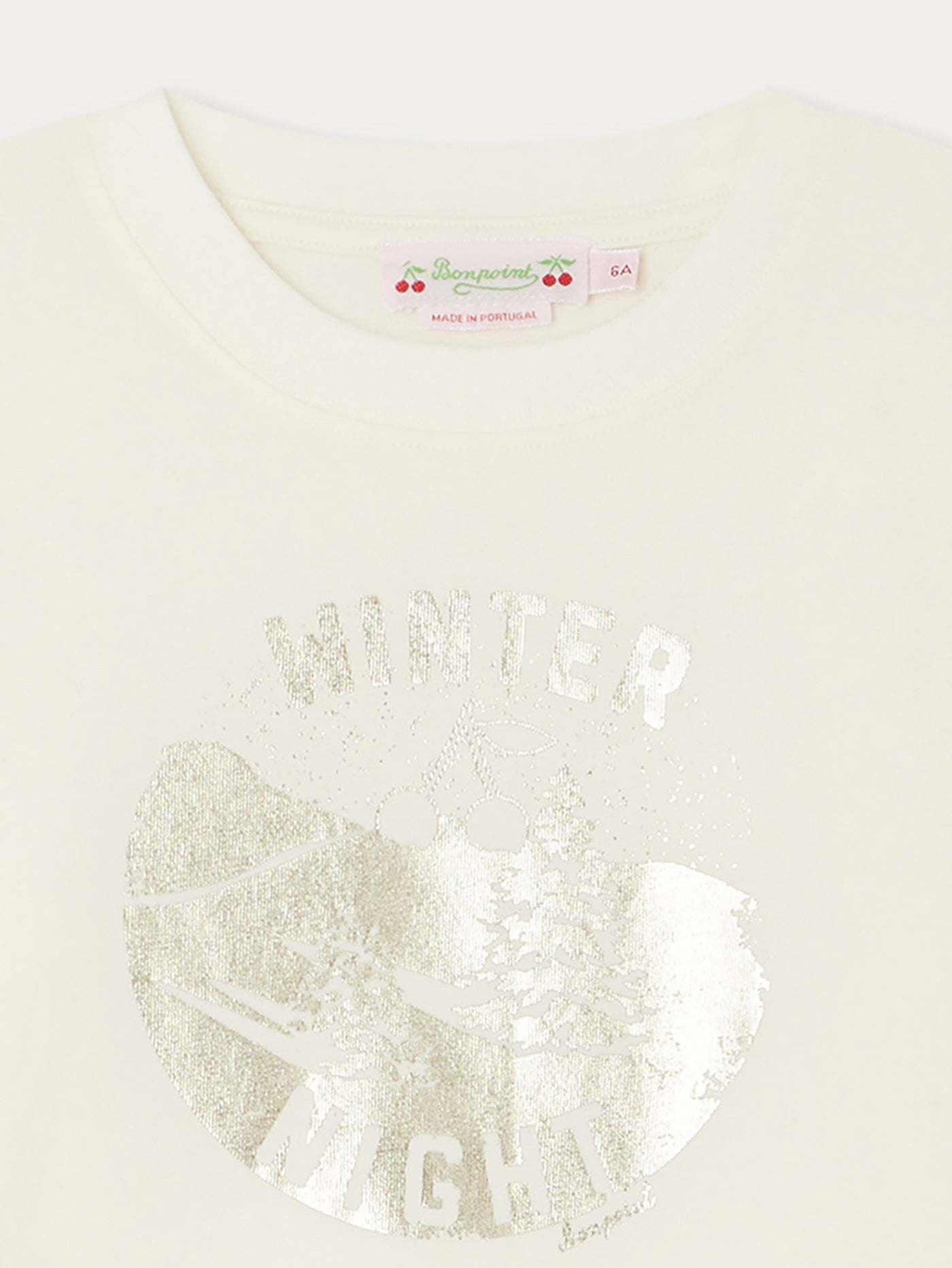 T-shirt Theia blanc lait