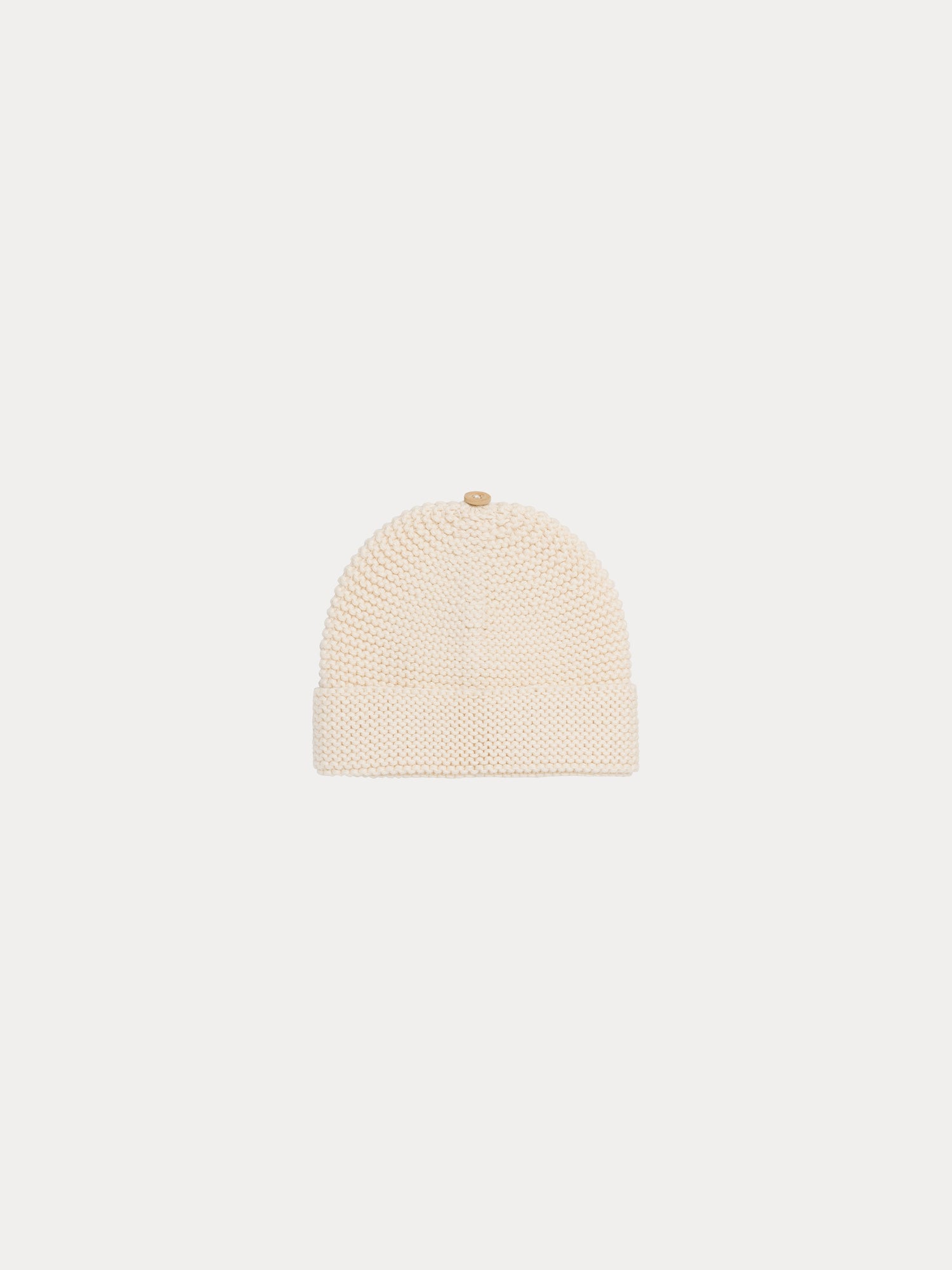 Bonnet b b blanc lait