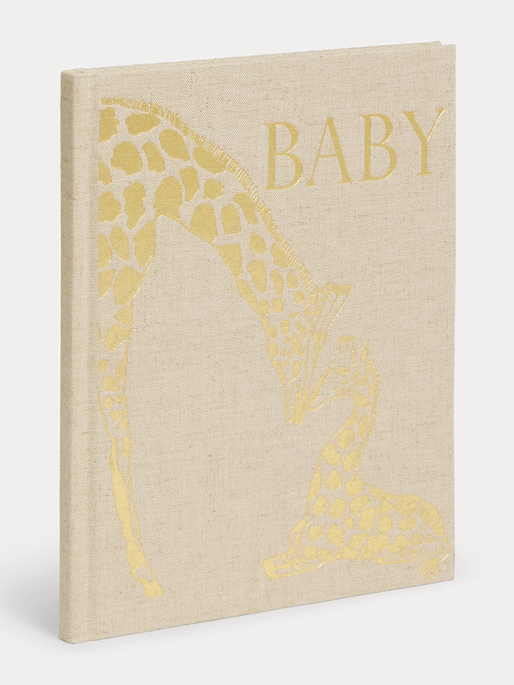 Album à couverture girafe bébé mastic