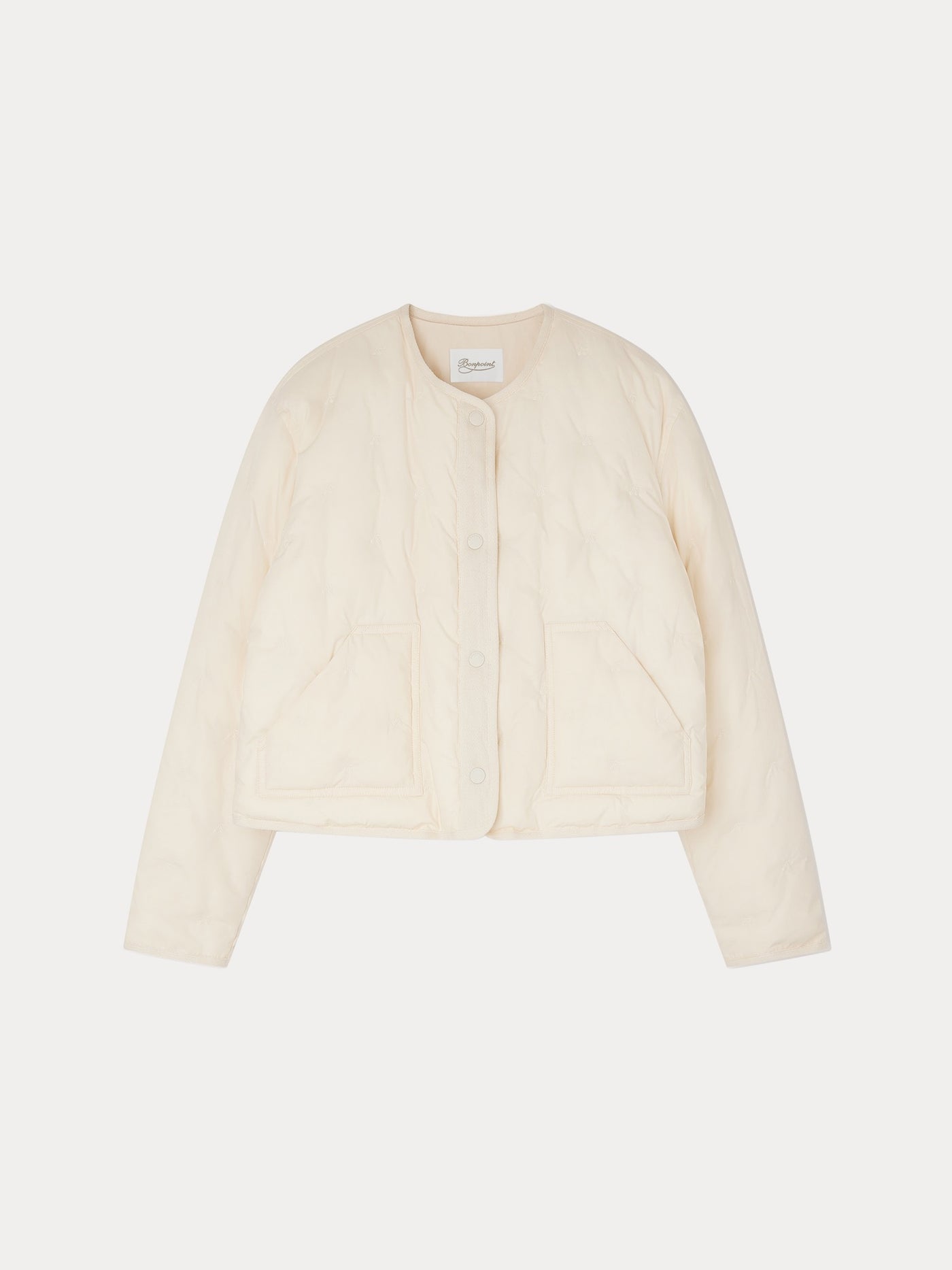 Blouson cropped nylon léger