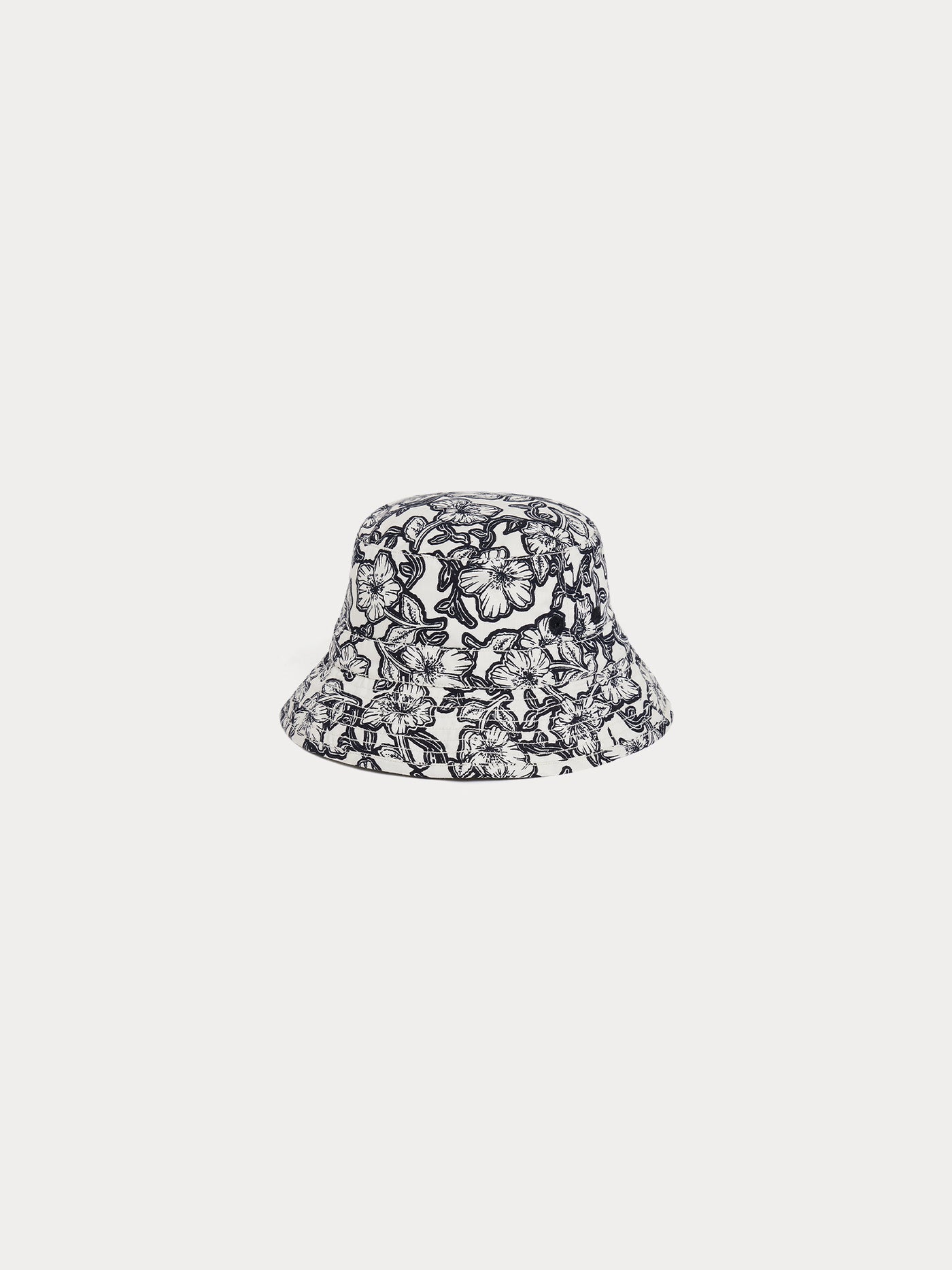 Chapeau Piob fleurs noires
