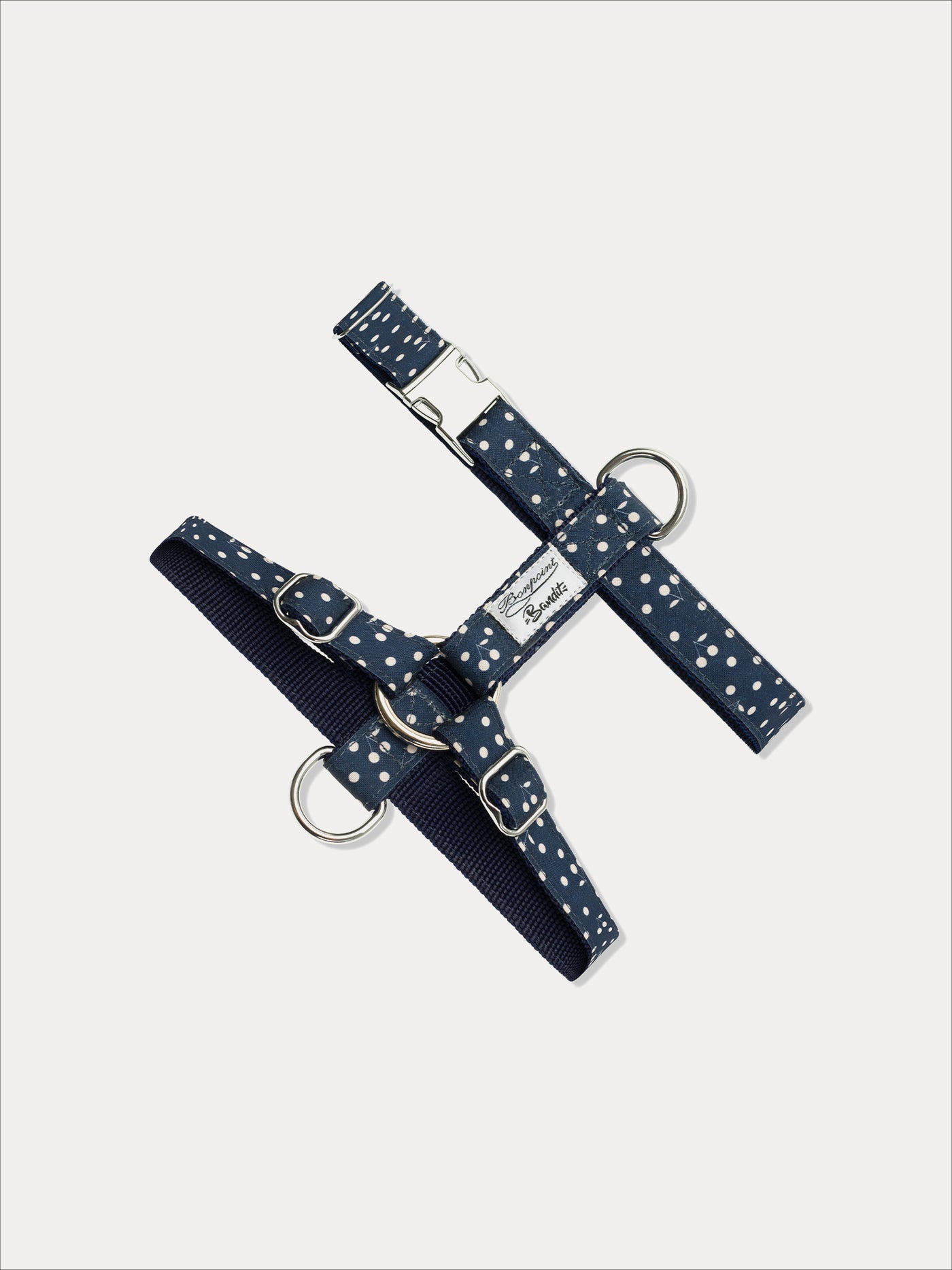 Harnais Bonpoint x French Bandit pois marine
