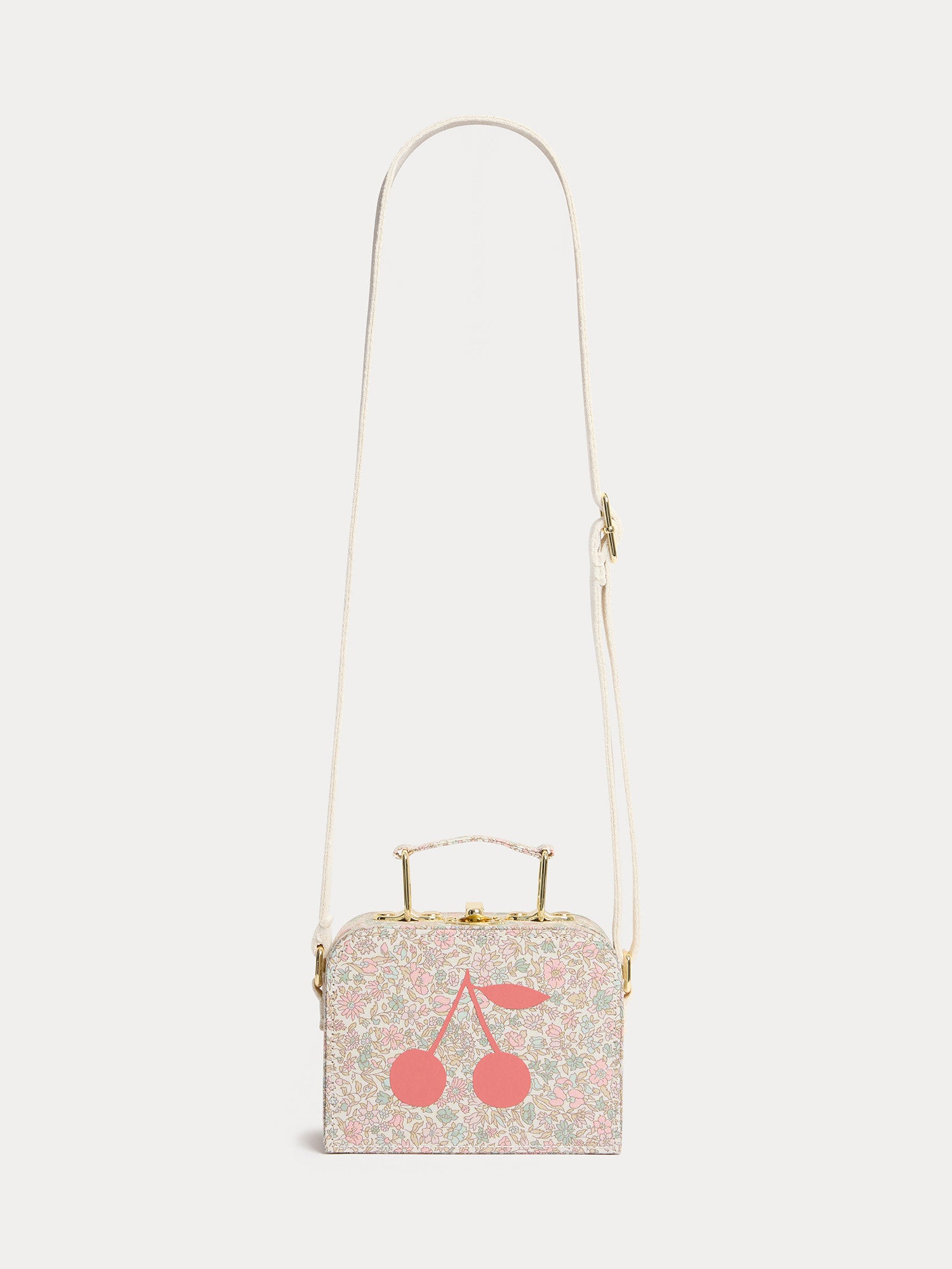 Sac valisette Aimane fleurs rose Bonpoint